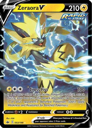 Zeraora V (53)/198 Ultra Rare Holofoil