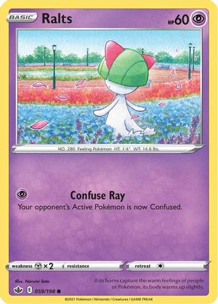 Ralts (59)/198 Common Reverse Holofoil
