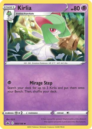 Kirlia (60)/198 Uncommon Reverse Holofoil