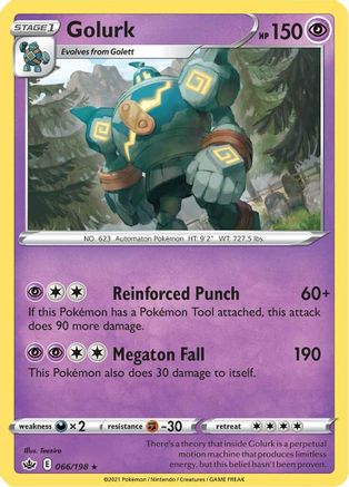 Golurk (66)/198 Rare Reverse Holofoil