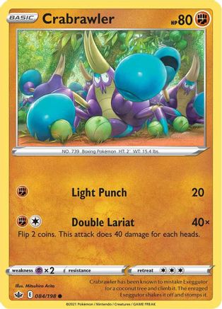 Crabrawler (84)/198 Common Reverse Holofoil