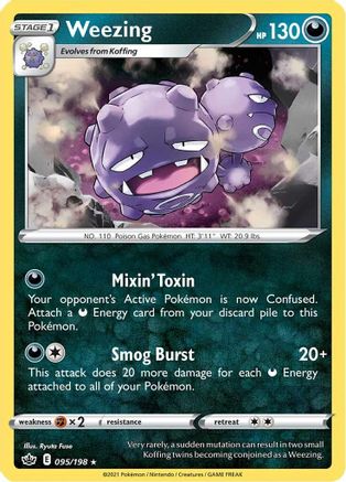 Weezing (95)/198 Rare Reverse Holofoil