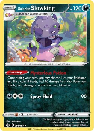 Galarian Slowking (98)/198 Holo Rare Reverse Holofoil