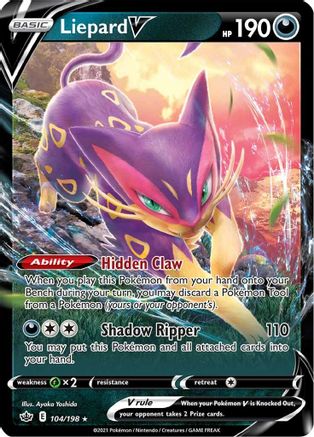 Liepard V (104)/198 Ultra Rare Holofoil