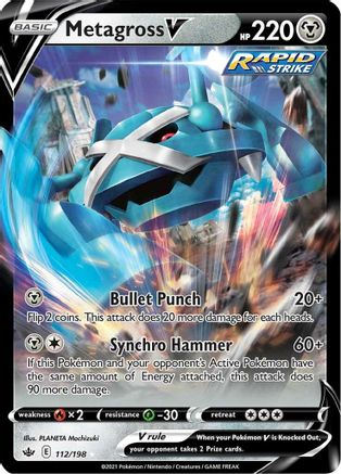 Metagross V (112)/198 Ultra Rare Holofoil