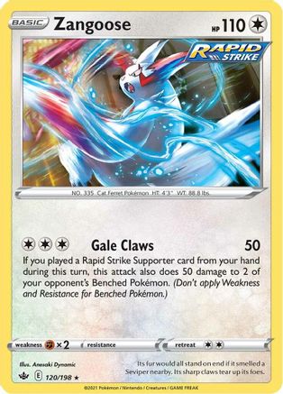 Zangoose (120)/198 Rare