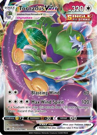 Tornadus VMAX (125)/198 Ultra Rare Holofoil