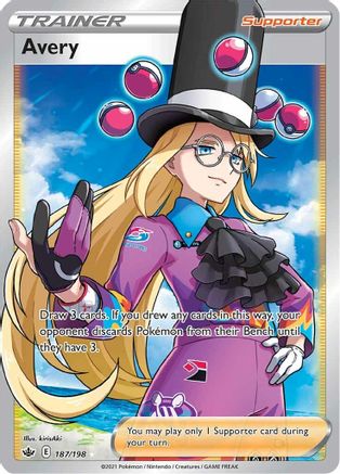 Avery (Full Art) (187)/198 Ultra Rare Holofoil