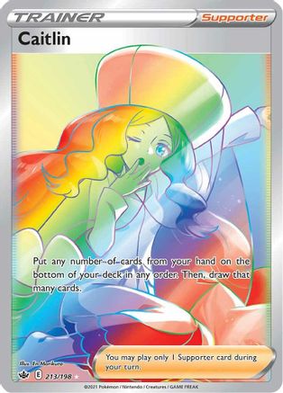 Caitlin (Secret) (213)/198 Secret Rare Holofoil
