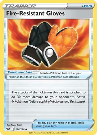 Fire-Resistant Gloves (138)/198 Uncommon Reverse Holofoil