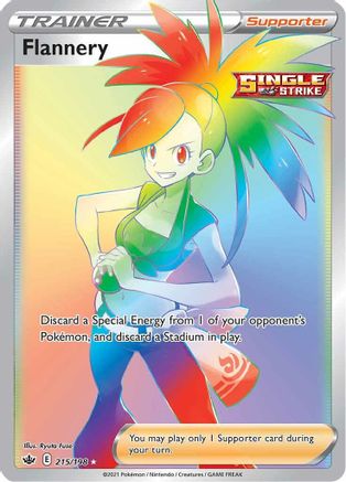 Flannery (Secret) (215)/198 Secret Rare Holofoil