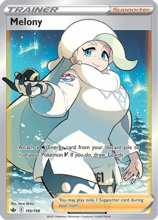 Melony (Full Art) (195)/198 Ultra Rare Holofoil