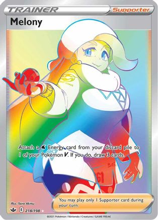 Melony (Secret) (218)/198 Secret Rare Holofoil