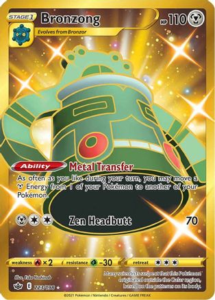 Bronzong (Secret) (223)/198 Secret Rare Holofoil