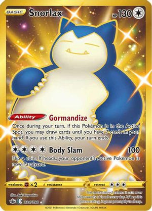 Snorlax (Secret) (224)/198 Secret Rare Holofoil (Cabinet-NM)