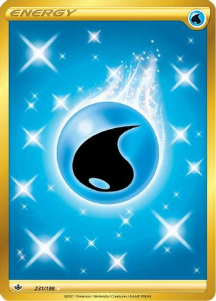 Water Energy (Secret) (231)/198 Secret Rare Holofoil