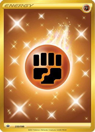 Fighting Energy (Secret) (233)/198 Secret Rare Holofoil