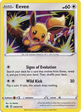 Eevee - SWSH118 (SWSH118)/307 Promo Holofoil