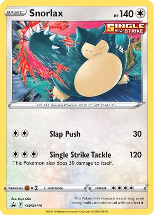 Snorlax - SWSH119 (SWSH119)/307 Promo Holofoil
