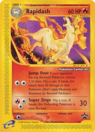 Rapidash [Pokemon Center NY] (51) Promo