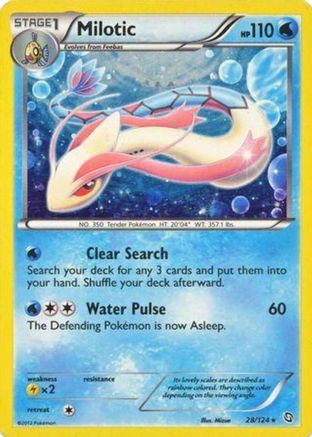 Milotic - 28/124 (Cosmos Holo) (28) Promo Holofoil