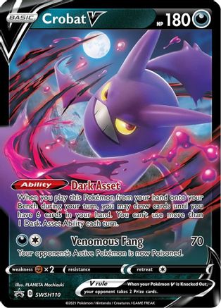 Crobat V - SWSH110 (SWSH110)/307 Promo Holofoil