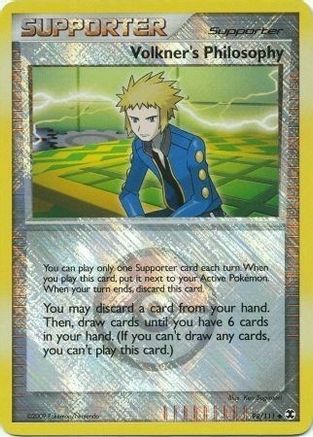 Volkner's Philosophy - 98/111 (Player Reward) (98) Promo Reverse Holofoil