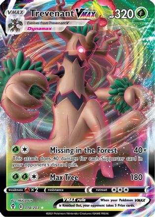 Trevenant VMAX (14)/203 Ultra Rare Holofoil