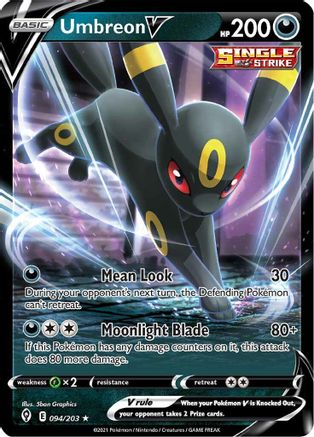 Umbreon V (94)/203 Ultra Rare Holofoil