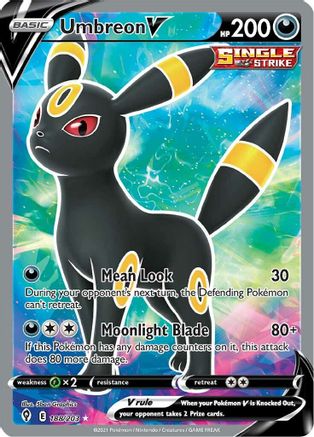Umbreon V (Full Art) (188)/203 Ultra Rare Holofoil