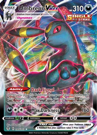 Umbreon VMAX (95)/203 Ultra Rare Holofoil