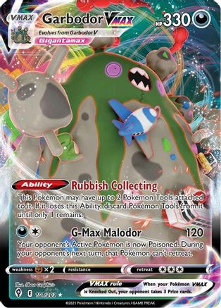 Garbodor VMAX (101)/203 Ultra Rare Holofoil