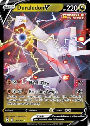 Duraludon V (122)/203 Ultra Rare Holofoil