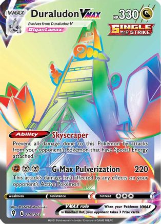 Duraludon VMAX (Secret) (219)/203 Secret Rare Holofoil