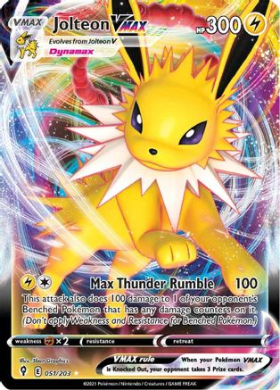 Jolteon VMAX (51)/203 Ultra Rare Holofoil