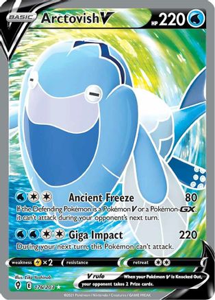 Arctovish V (Full Art) (176)/203 Ultra Rare Holofoil