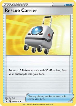 Rescue Carrier (154)/203 Uncommon Reverse Holofoil