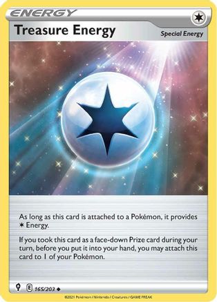 Treasure Energy (165)/203 Uncommon Reverse Holofoil