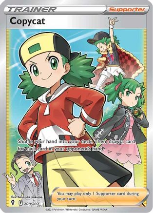 Copycat (Full Art) (200)/203 Ultra Rare Holofoil