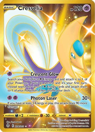 Cresselia (Secret) (228)/203 Secret Rare Holofoil