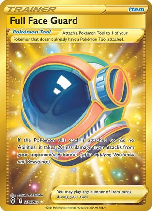 Full Face Guard (Secret) (231)/203 Secret Rare Holofoil
