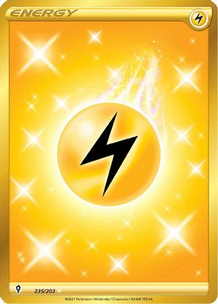 Lightning Energy (Secret) (235)/203 Secret Rare Holofoil