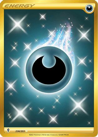 Darkness Energy (Secret) (236)/203 Secret Rare Holofoil