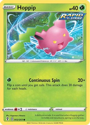Hoppip (2)/203 Common Reverse Holofoil