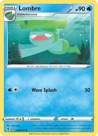 Lombre (33)/203 Uncommon Reverse Holofoil