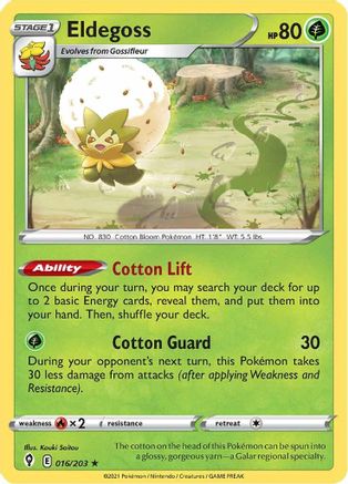 Eldegoss (16)/203 Holo Rare Holofoil