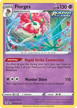 Florges (73)/203 Holo Rare Reverse Holofoil