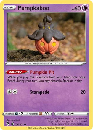 Pumpkaboo (76)/203 Common Reverse Holofoil