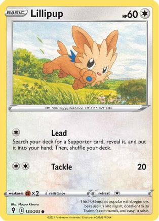 Lillipup (133)/203 Common Reverse Holofoil