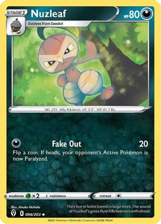 Nuzleaf (96)/203 Uncommon Reverse Holofoil